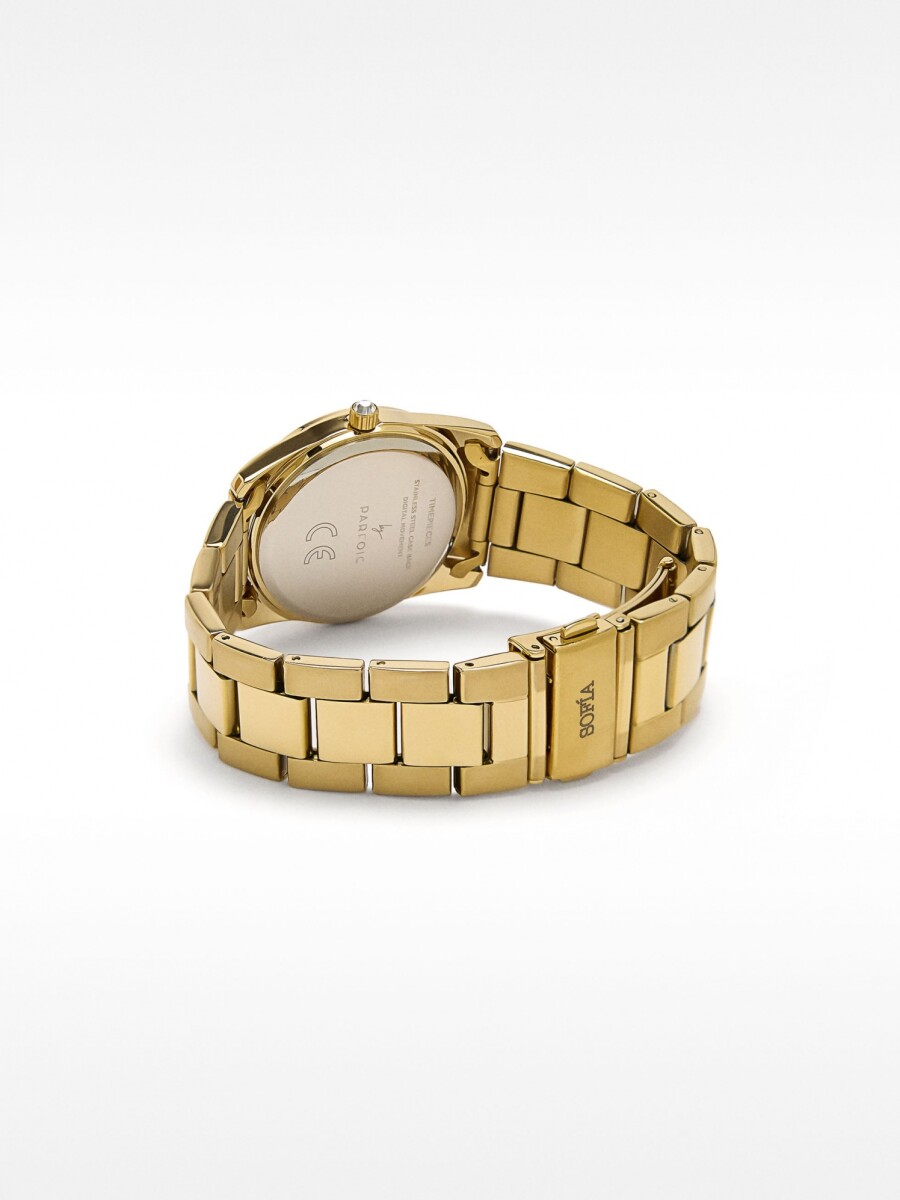 Reloj Dorado Com Pulsera De Acero Inoxidable dorado