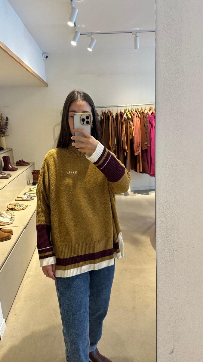 PRE VENTA BUZO SAVIA CLUB - Mostaza 