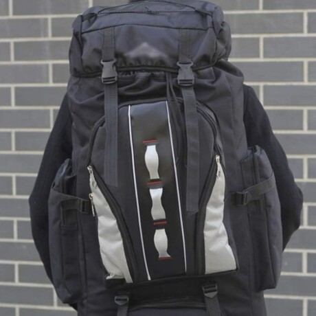 Mochila Camping Arye 90lts Negra Negro