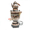 Samovar labrado negro Samovar labrado negro