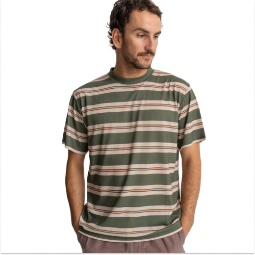 Remera Rhythm Vintage Stripe - Verde Remera Rhythm Vintage Stripe - Verde