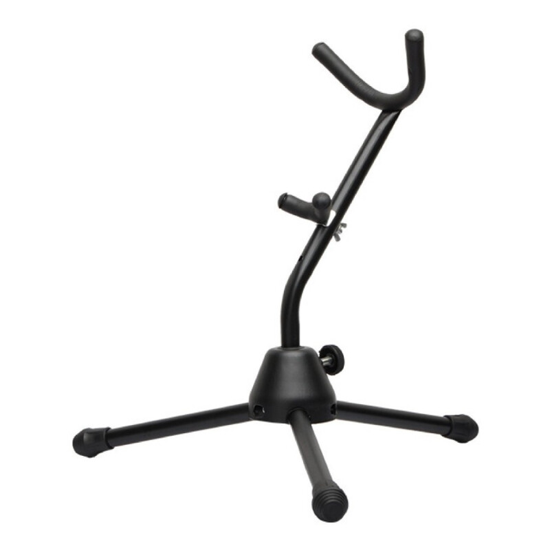 Soporte Pie Para Saxo Plegable Musica Negro