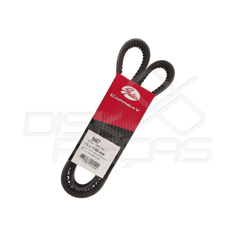 CORREA ALTERNADOR - F14000 MWM 229/6 HILUX 3.0 97/ 9467 VENTILADA GATES CORREA ALTERNADOR - F14000 MWM 229/6 HILUX 3.0 97/ 9467 VENTILADA GATES