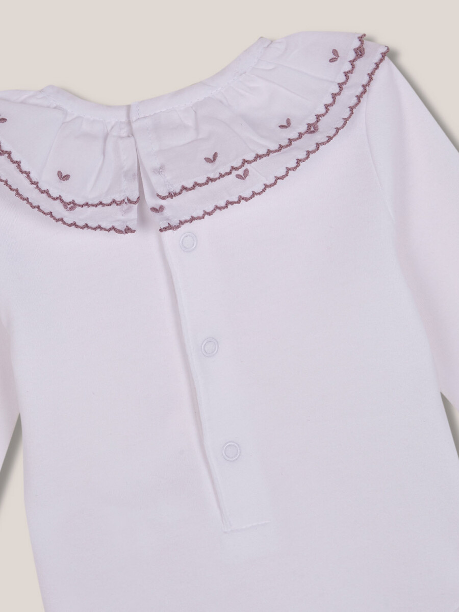 Body Cuello Doble Blanco Optico