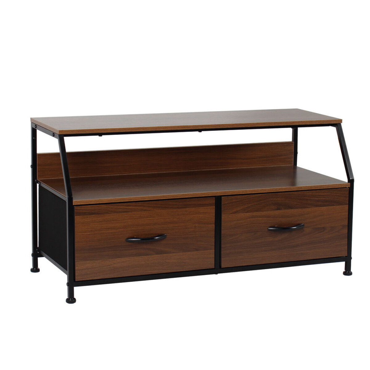 Mueble 2 Cajones con Estante Madera 511029 - MARRON 