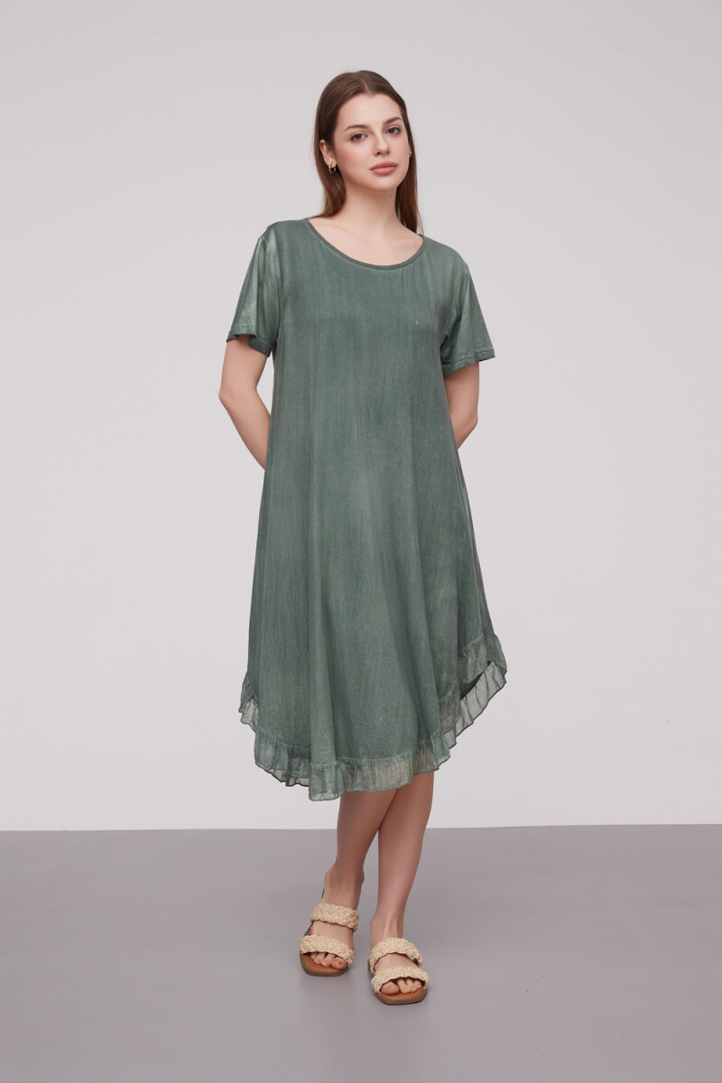 Vestido Belet - Verde Seco 