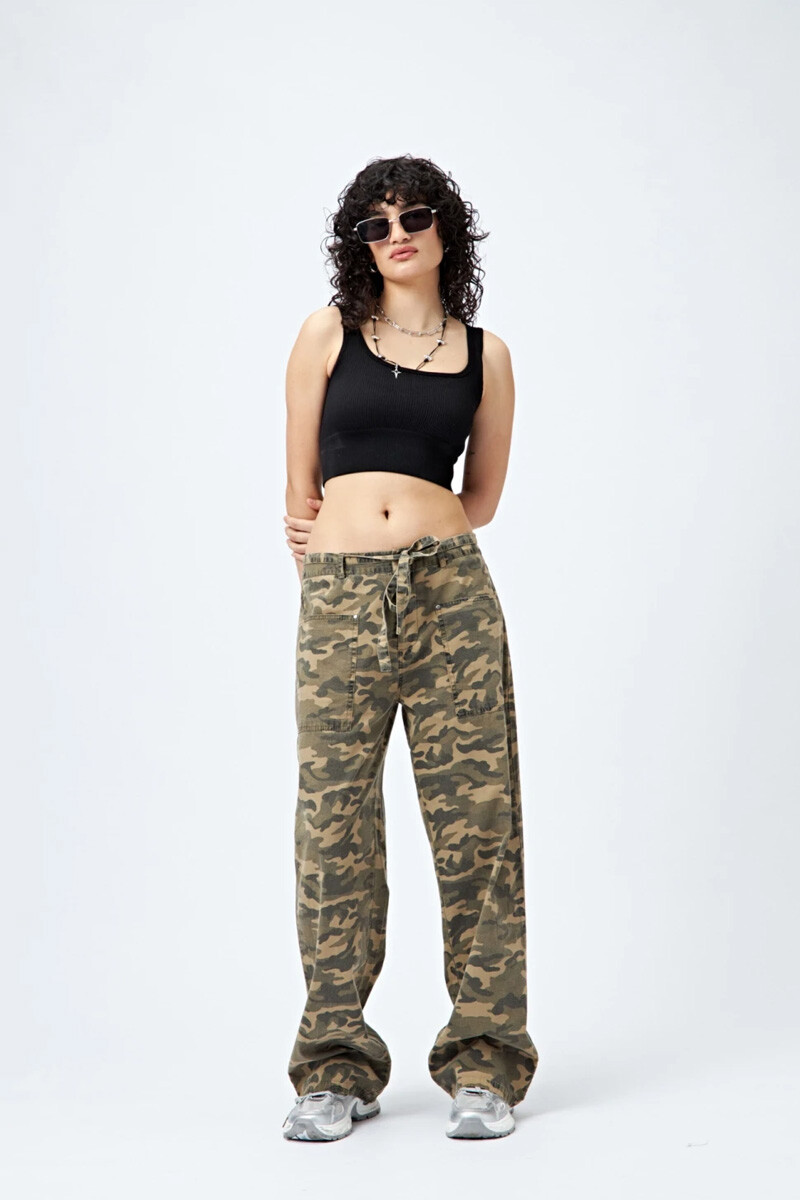Top Unno Piece of Cake Elastizado S/M Negro
