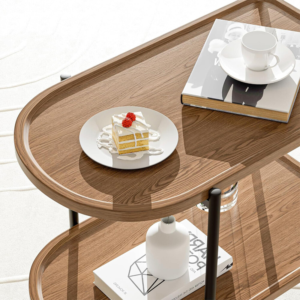 Mesa Auxiliar Giratorio De Madera Mesa Auxiliar Giratorio De Madera