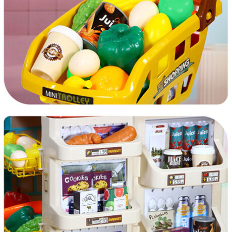 Set De Supermercado Completo Carrito Super Niños Jug019011