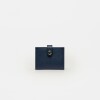 Tarjetero Sand en cuero graneado Marine Blue