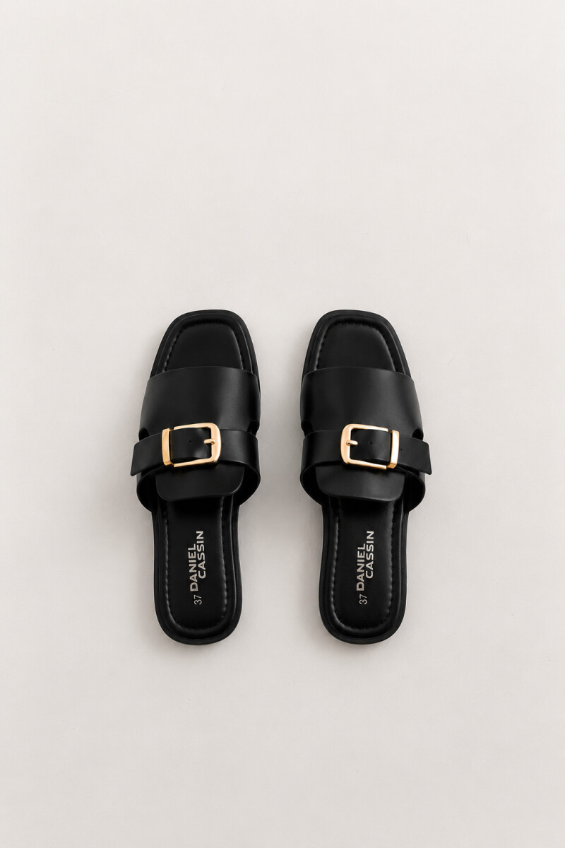 SANDALIA FLOREN Negro