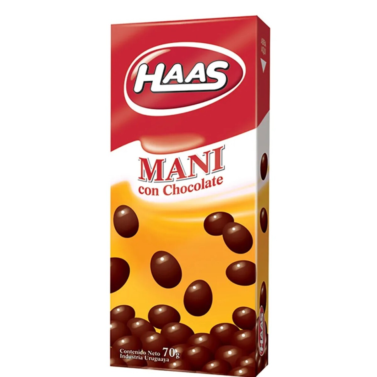 Maní Con Chocolate Haas 70 Grs. 
