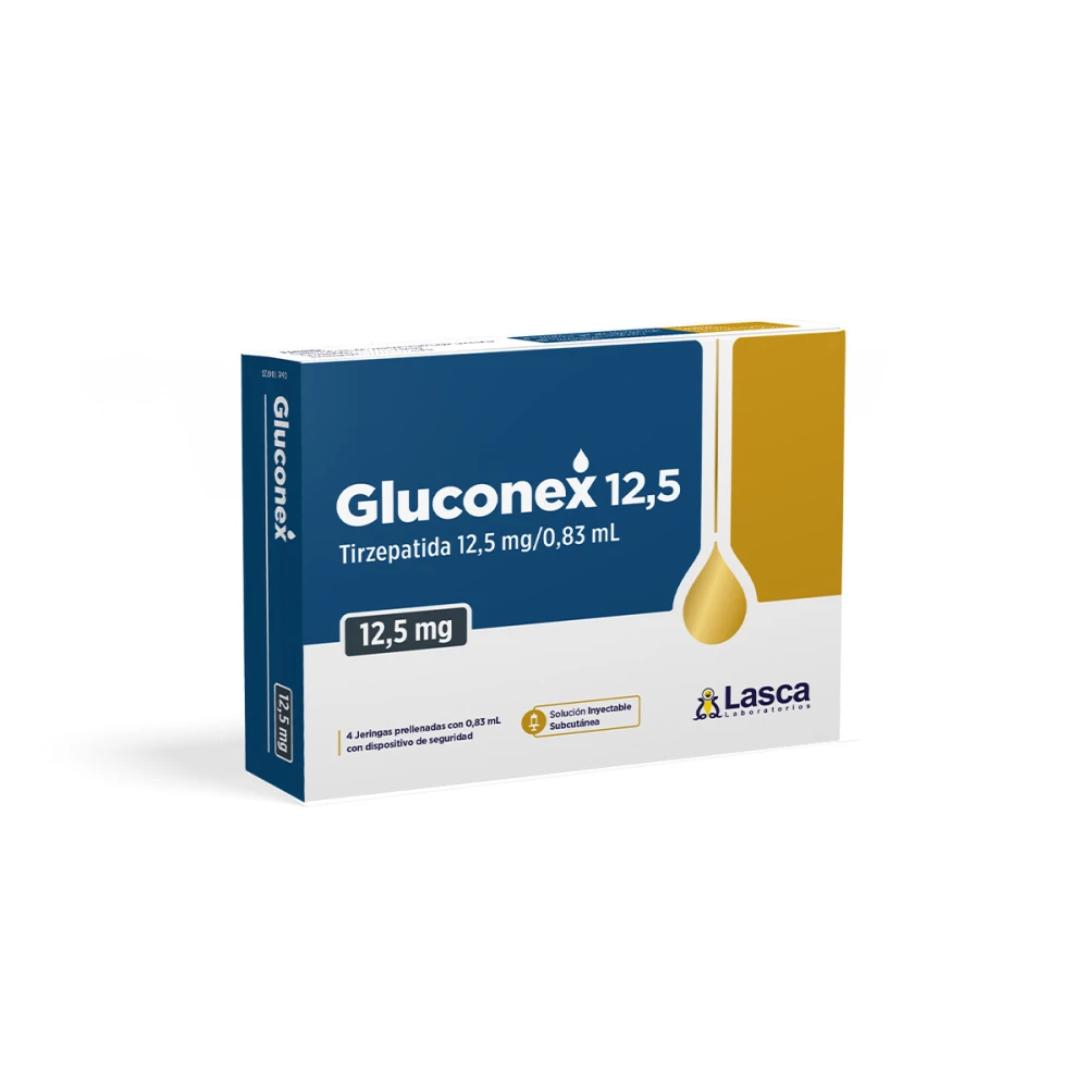 GLUCONEX 12,5 MG CJ X 4 JERINGA PRELL.