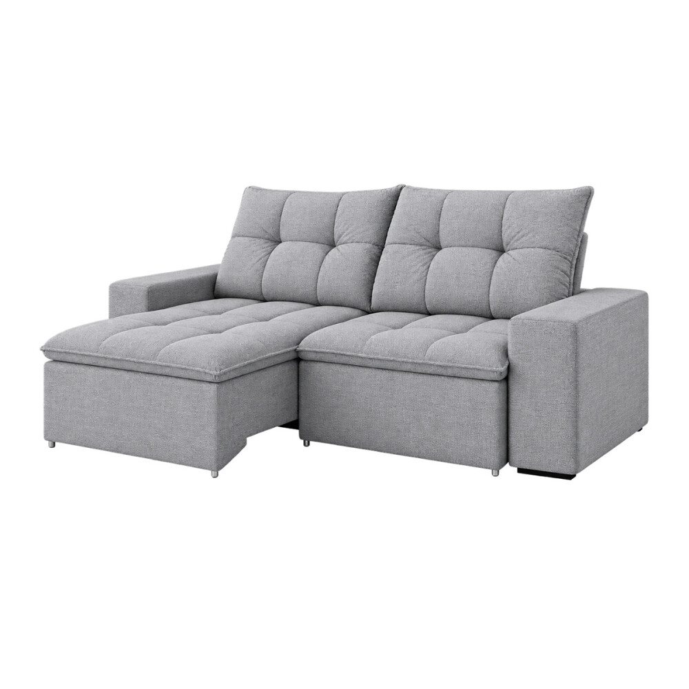 SILLON DAMASCO COMPLETO EXTENSIBLE COLOR TITANIO CLARO Sillon Damasco Completo Extensible Color Titanio Claro