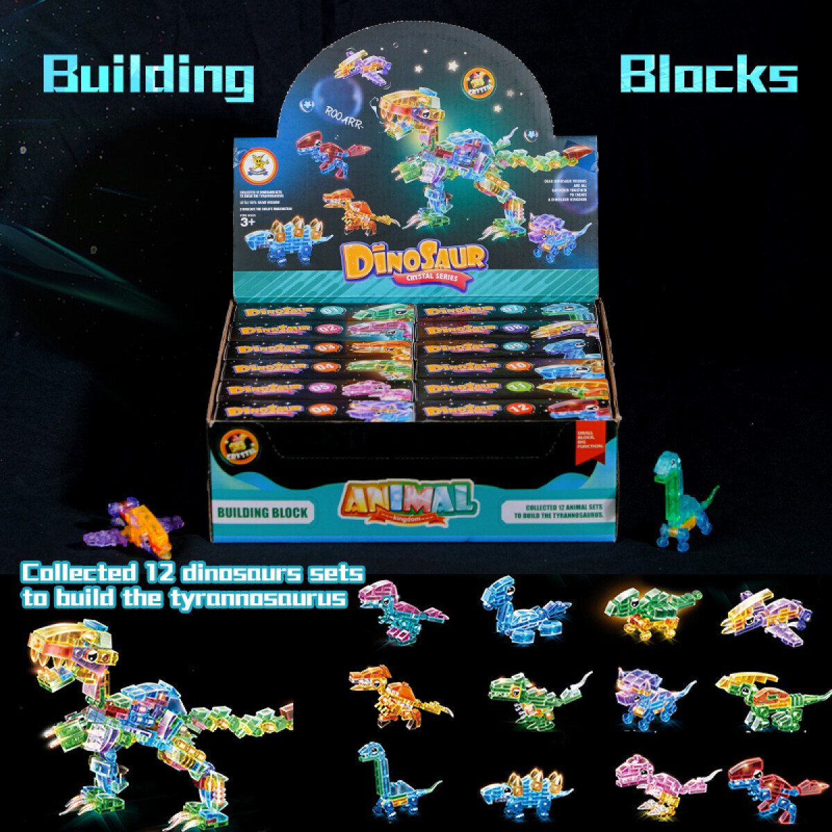 Bloques De Construcción - Dino - Coleccionables 
