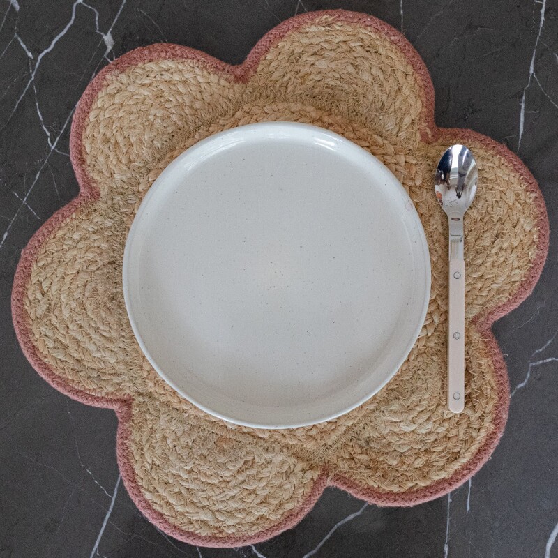 Individual flor de yute Naranja