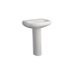 LAVATORIO PILETA PARA PEDESTAL ADRIATICA BLANCO MATE 000