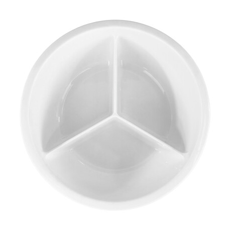 Copetinero de ceramica con 3 divisiones Copetinero de ceramica con 3 divisiones