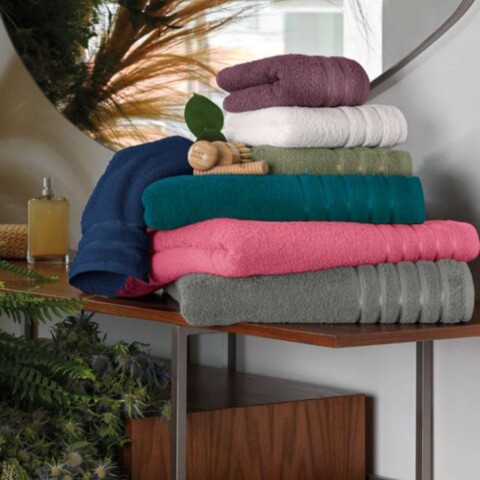 TOALLA DE BAÑO 90X150 ROSA