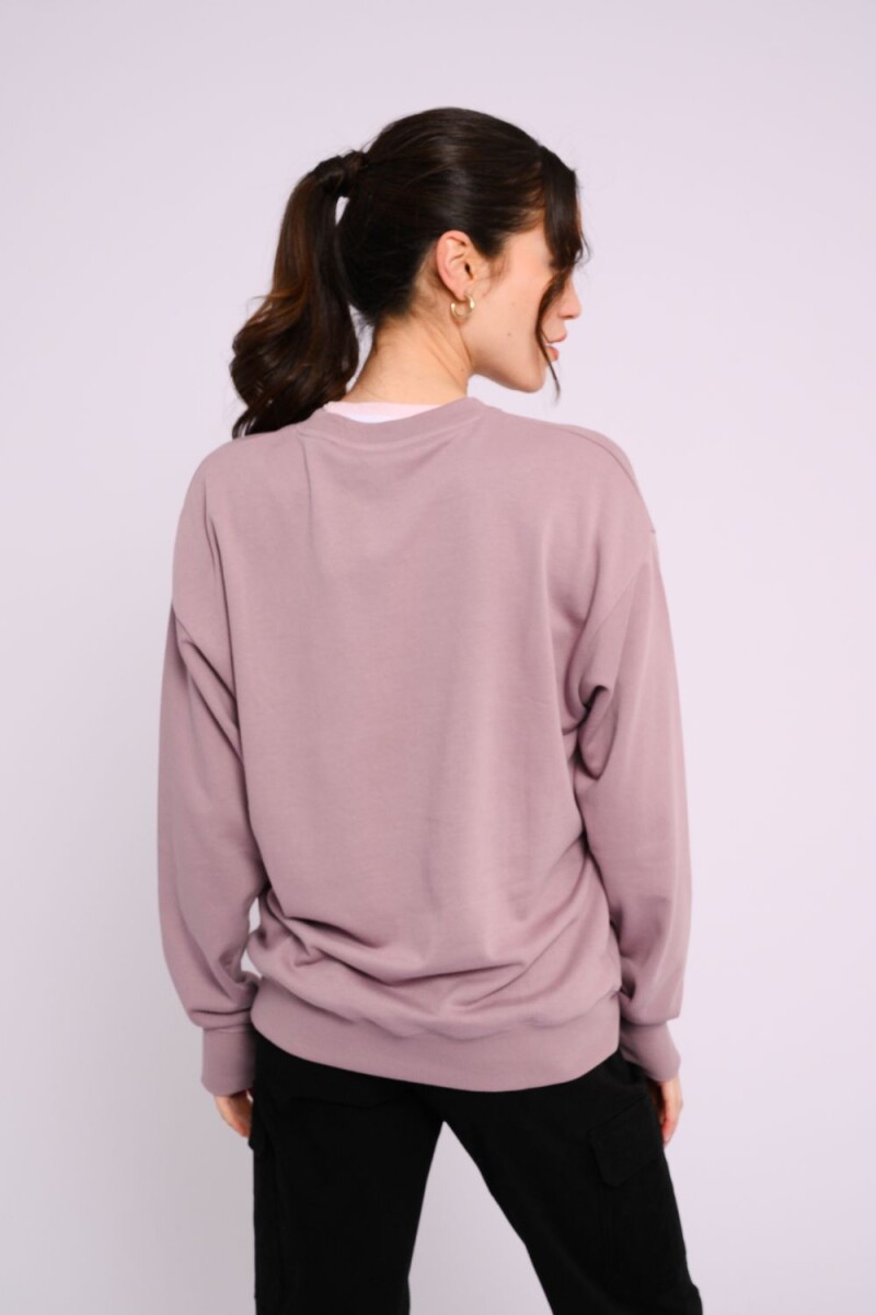 Buzo de felpa oversize Lila