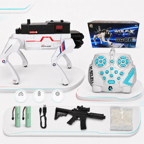 Robot IA Mascota Animal Lobo C/Arma Control Remoto Robot IA Mascota Animal Lobo C/Arma Control Remoto