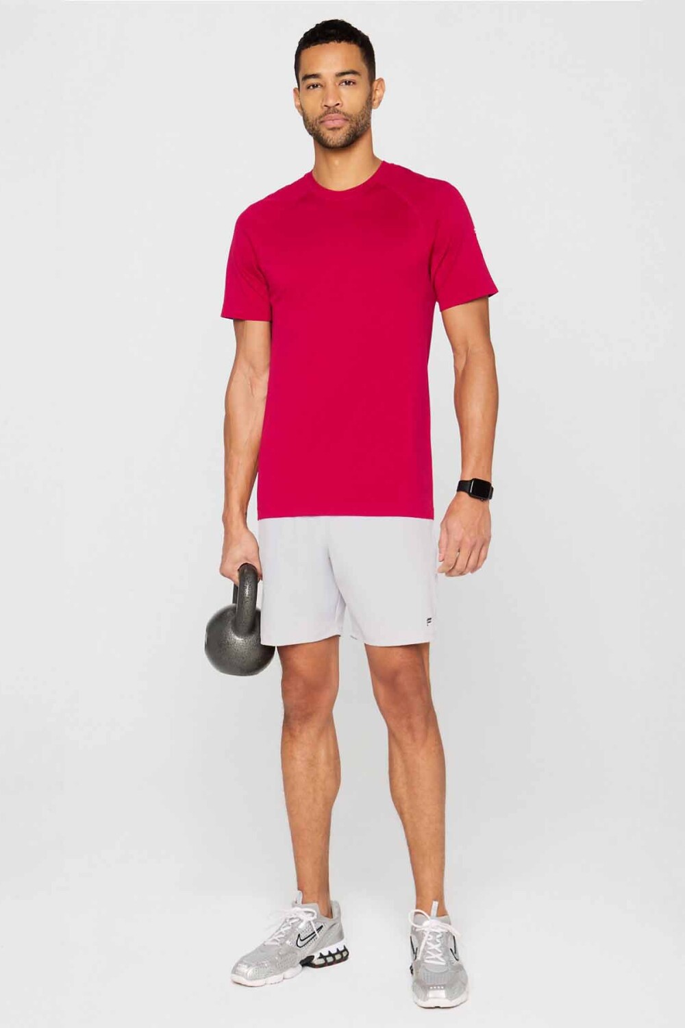 Short Con Malla The Fundamental Short II Lined 7" Hombre Mineral Grey