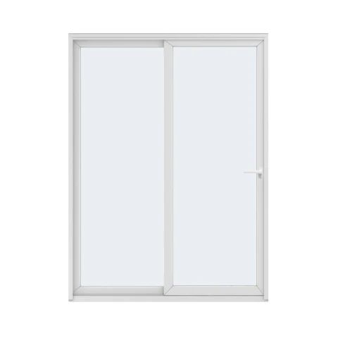 Ventana de PVC Blanco 200 X 200 Puerta Corrediza Aislante Ventana de PVC Blanco 200 X 200 Puerta Corrediza Aislante