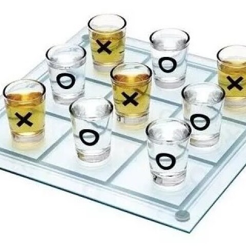 Juego de mesa TATETI con shots para previa Juego de mesa TATETI con shots para previa