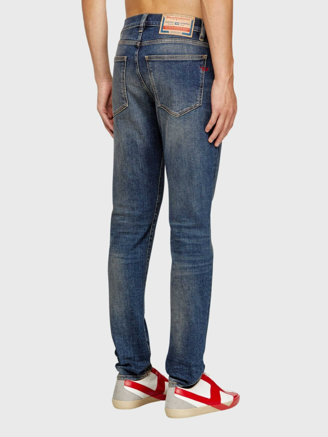 DIESEL - Slim Jeans 2019 D-Strukt 09M16 Blanco