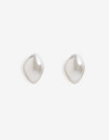 Aros Pasantes Metal Aros Pasantes De Metal Bañado En Plata - Plateado