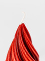 Vela árbol Torneado Grande Rojo