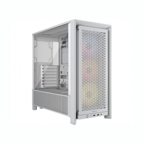 GABINETE CORSAIR FRAME 4000D RS ARGB Gabinete CORSAIR Frame 4000D RS ARGB 3 Ventiladores De Rendimiento RS120 - White