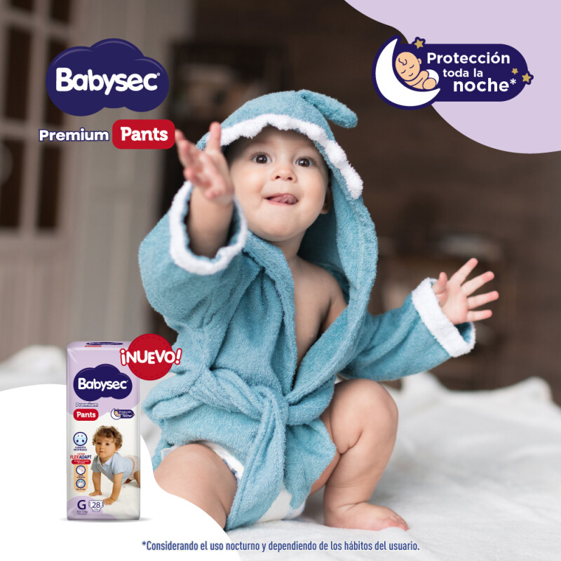 Pañales Babysec Pants Premium Talle G 28 Uds. Pañales Babysec Pants Premium Talle G 28 Uds.