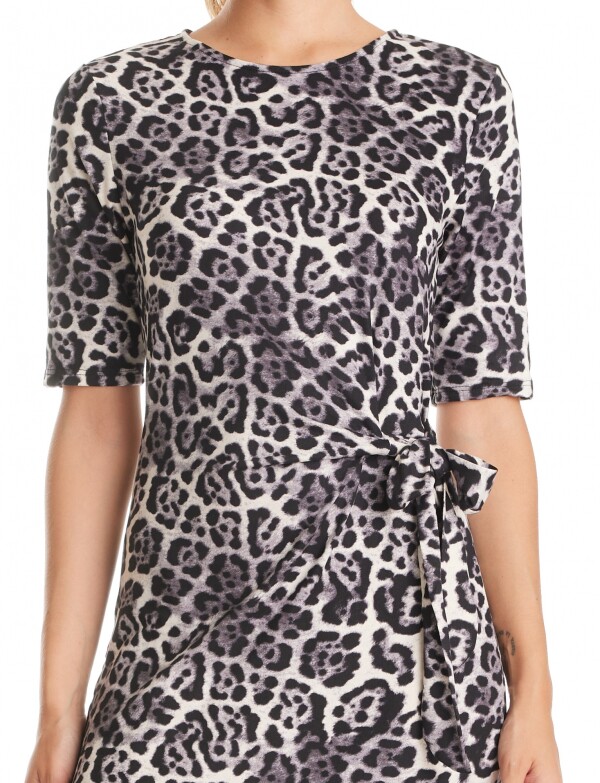 Vestido Animal Print NEGRO/MULTI
