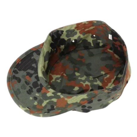 Quepi gorro rectangular Camuflado Flecktarn