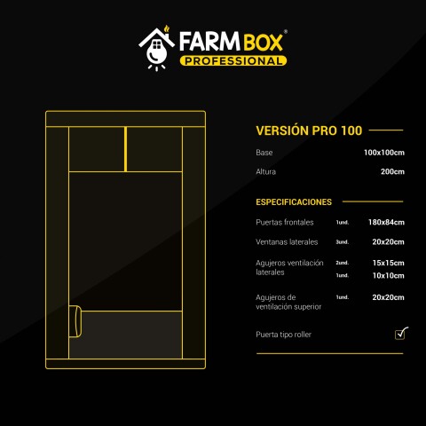 ARMARIO FARM BOX PROFESSIONAL 100X100X200CM ARMARIO FARM BOX PROFESSIONAL 100X100X200CM