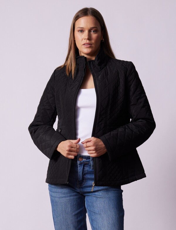 Campera Capitoneada NEGRO