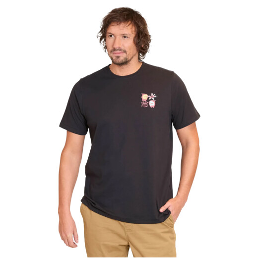Remera Volcom Flower Budz - Negro Remera Volcom Flower Budz - Negro