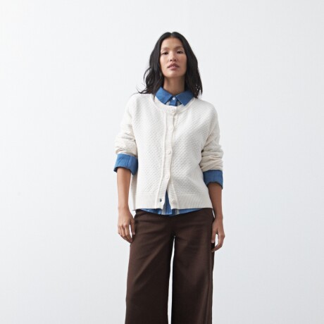 CARDIGAN TEODORA Crudo