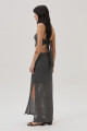 Vestido Joan Plateado