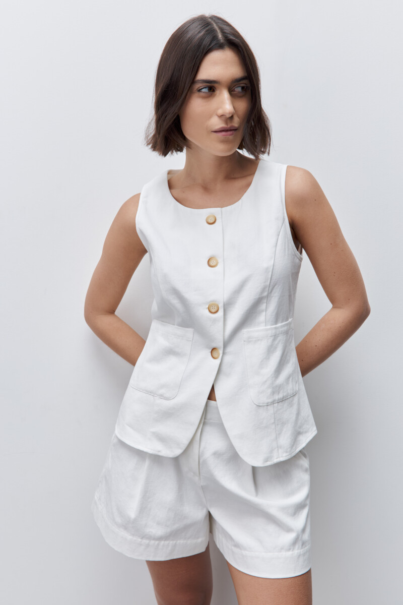 CHALECO CONA Blanco