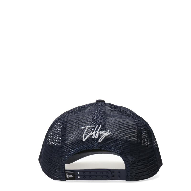 Gorro Tiffosi Bordada Azul Marino - Blanco