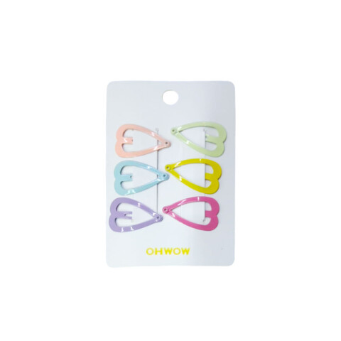 Broches pinzas de colores 6pcs Broches Pinzas De Colores 6pcs