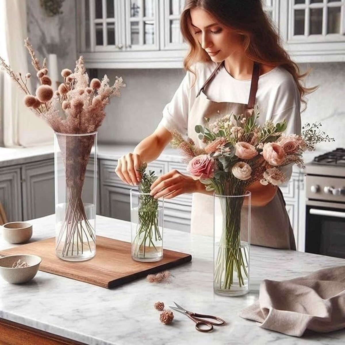 Florero de Vidrio 25cmx9cm 