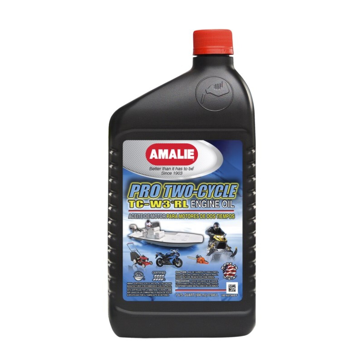 LUBRICANTE ACEITES - PRO TWO CYCLE ENGINE TCW3 1 LT AMALIE MOTOR OIL 