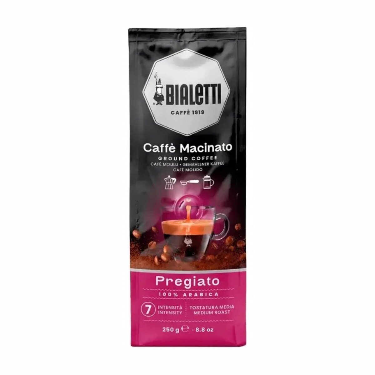 Café Molido BIALETTI Pregiato Contenido 250g 