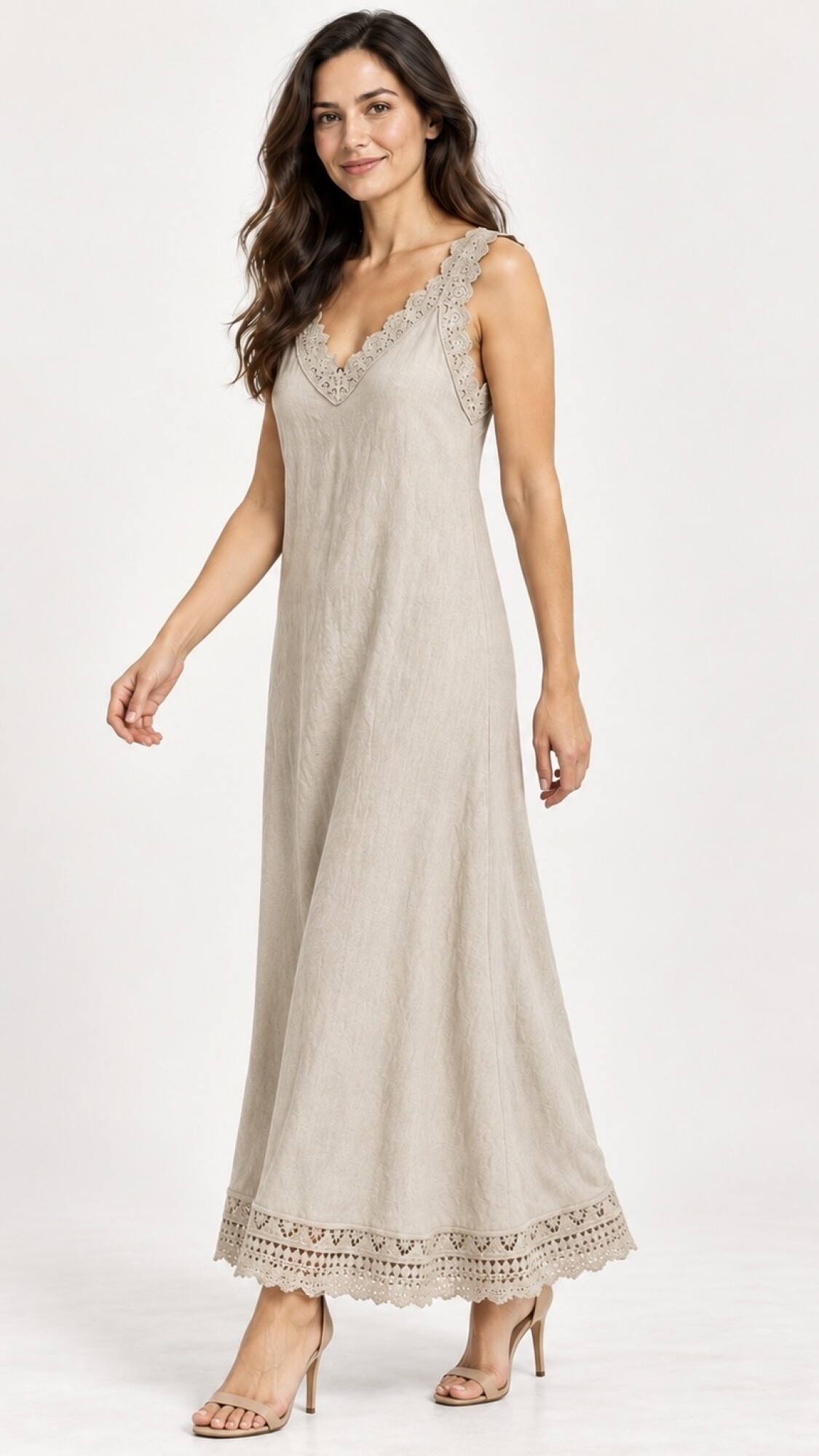 VESTIDO MALI BEIGE