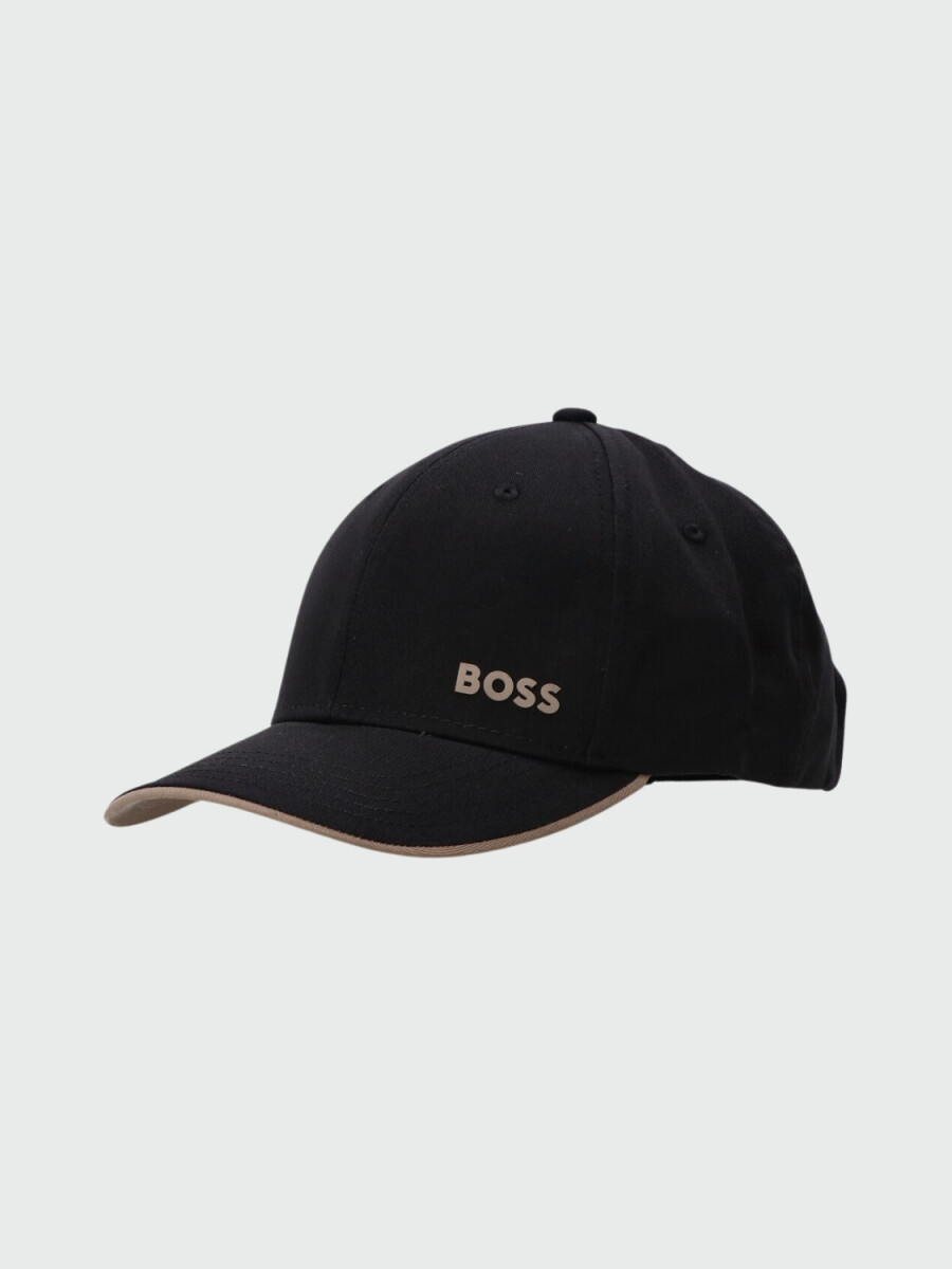 BOSS Gorra de Algodón con Logo Impreso 
