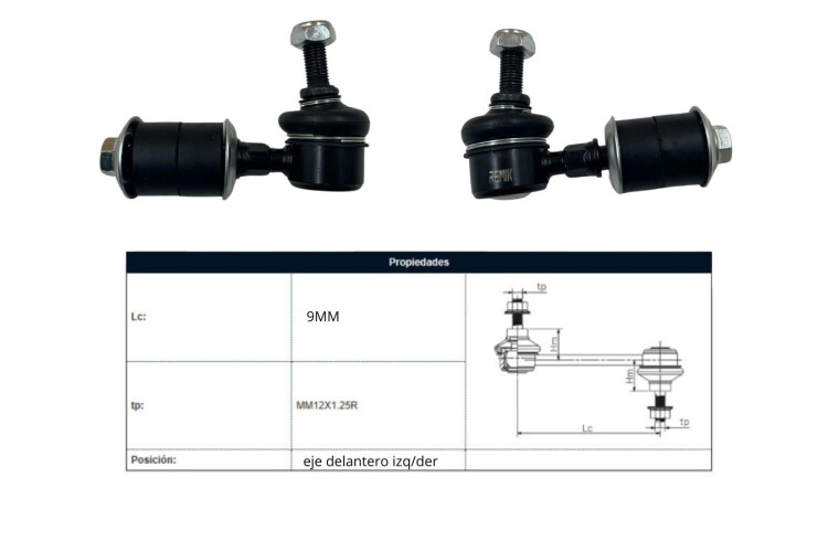 Bieleta Nissan Sentra B14/Sentra B15/Sentra B13 82-17 Der/Izq Bieleta Nissan Sentra B14/Sentra B15/Sentra B13 82-17 Der/Izq