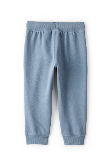 Pantalón deportivo de algodón, azul Sin color